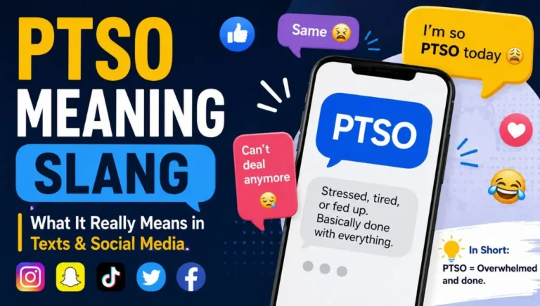 PTSO Meaning Slang | What It Really Means in Texts & Social Media