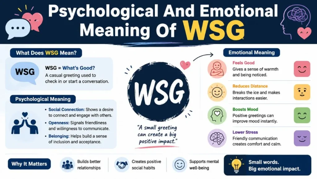 Psychological And Emotional Meaning Of WSG