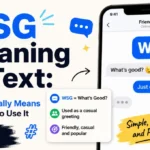 WSG Meaning in Text: What It Really Means And How To Use It