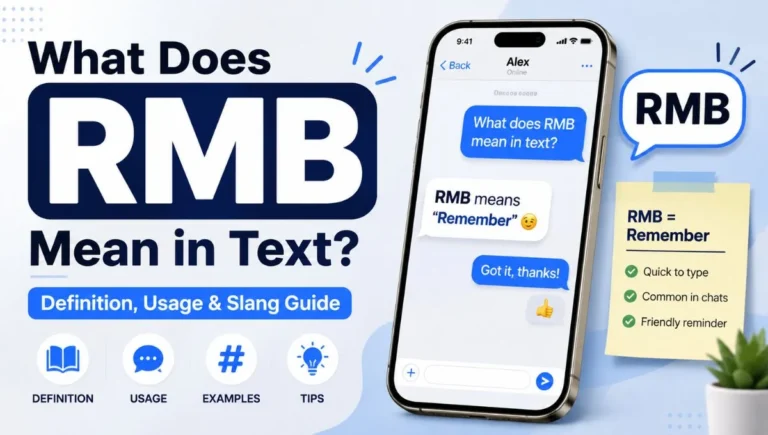 What Does RMB Mean in Text? Definition, Usage & Slang Guide