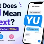 What Does YU Mean in Text? Simple Guide for (2026)