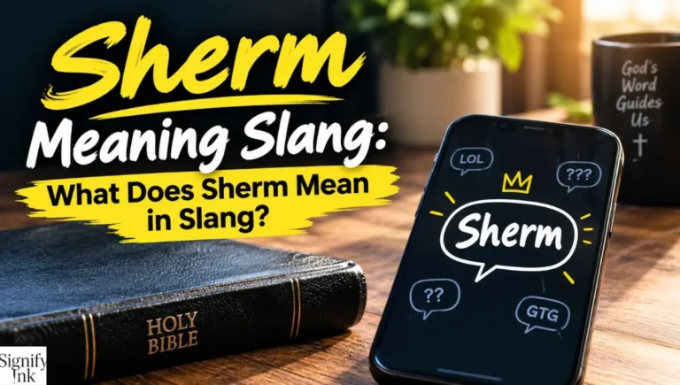 Sherm Meaning Slang: What Does Sherm Mean in Slang?