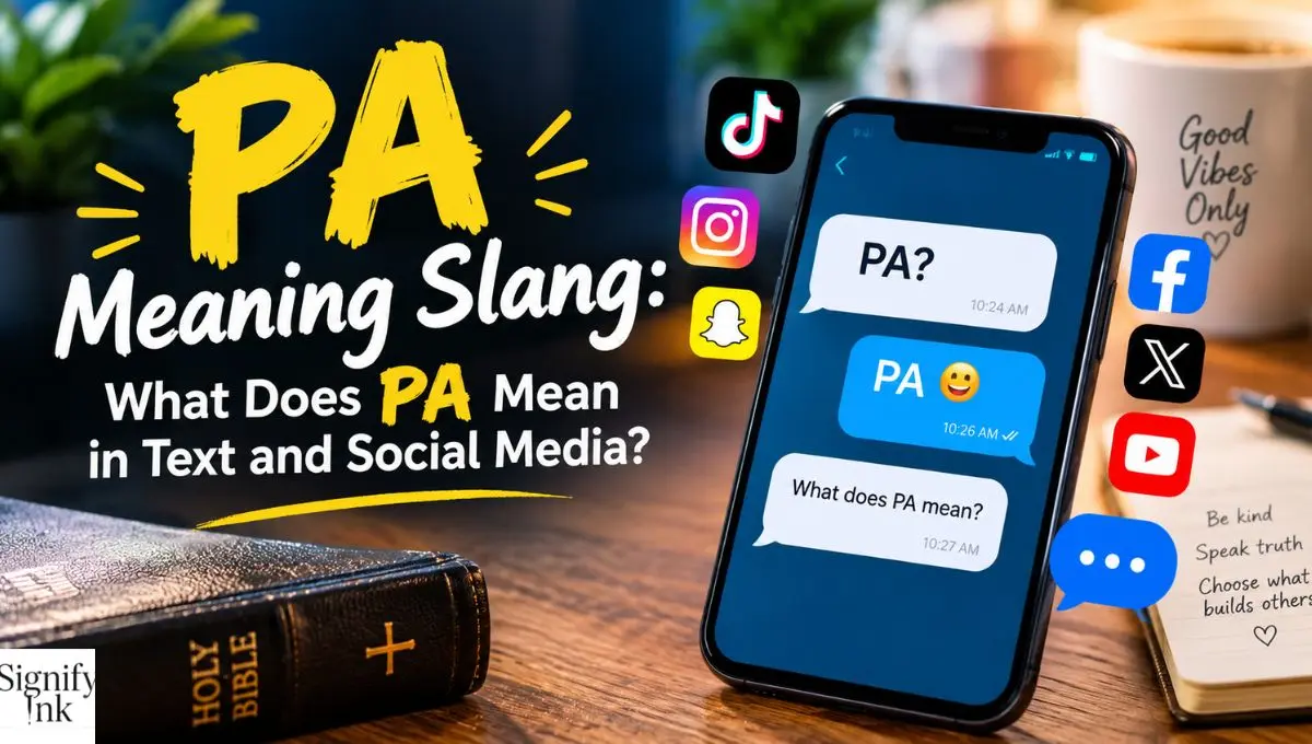 PA Meaning Slang: What Does PA Mean in Text and Social Media?