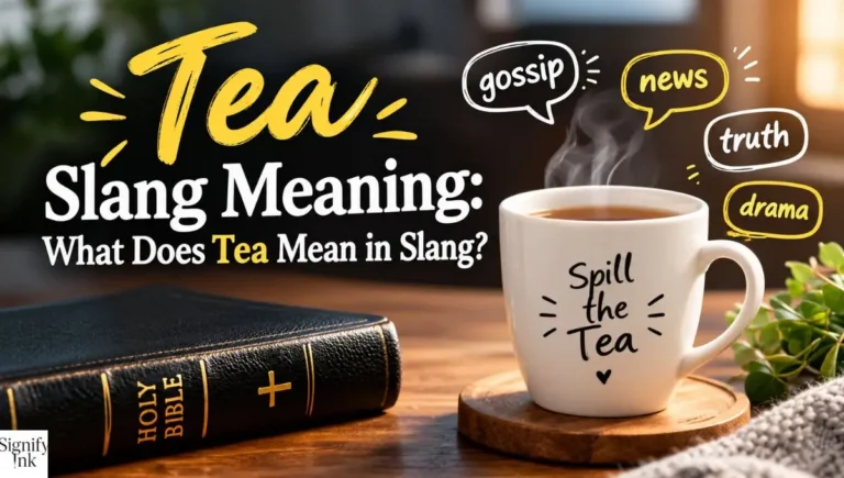 Tea Slang Meaning: What Does Tea Mean in Slang?