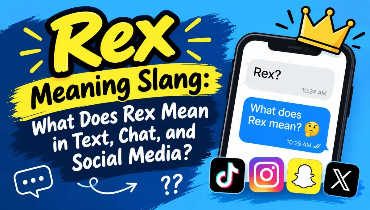 Rex Meaning Slang: What Does Rex Mean in Text, Chat, and Social Media?